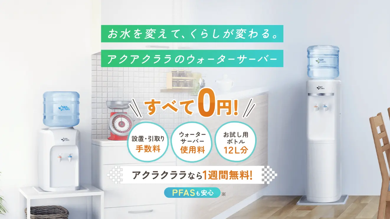 【9月1日スタート】アクアクララ新規入会キャンペーン！Amazonギフトカード4,000円分がもれなくもらえる